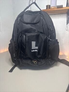 LEED’S Checkmate  Laptop Backpack Black Travel Business Carry On 17” USB